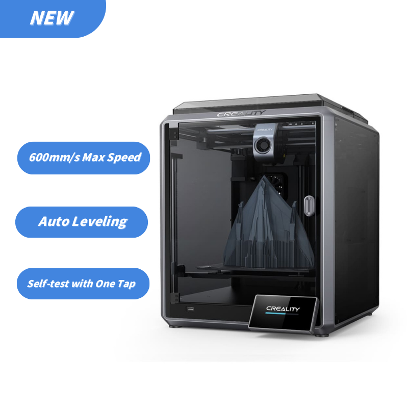 Creality K1 Speedy 3D Printer - 600mm/s Printing Speed Hands-Free Auto ...